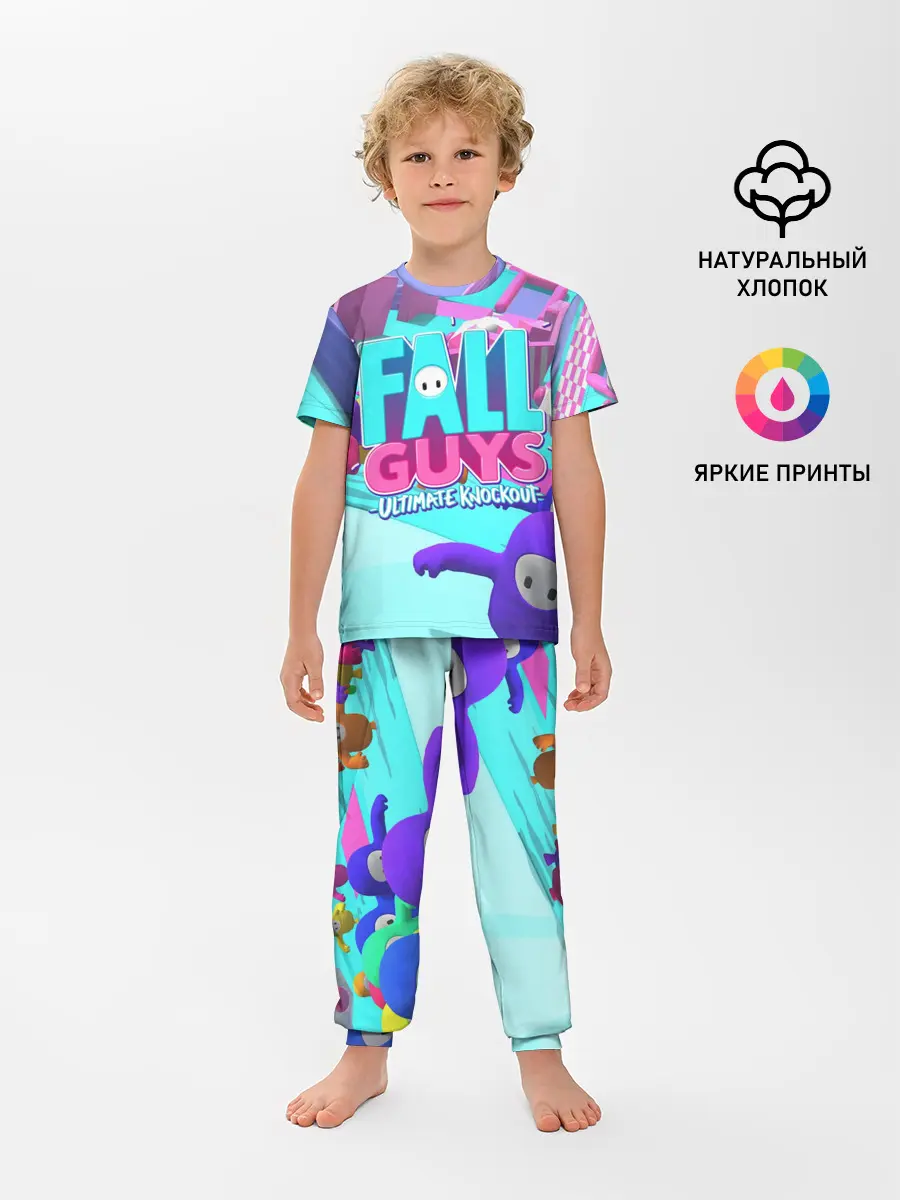 Детская пижама с брюками / Fall Guys