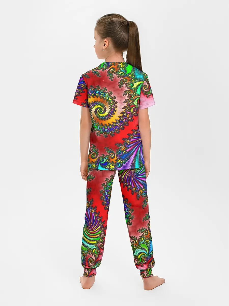 Детская пижама с брюками / ФРАКТАЛЬНЫЙ УЗОР
