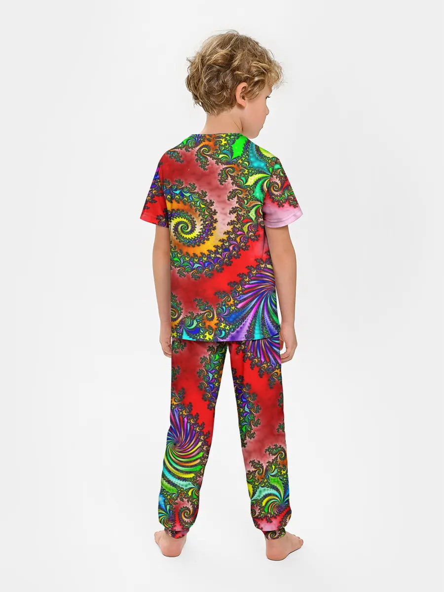 Детская пижама с брюками / ФРАКТАЛЬНЫЙ УЗОР
