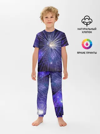 Детская пижама с брюками / Фейерверк