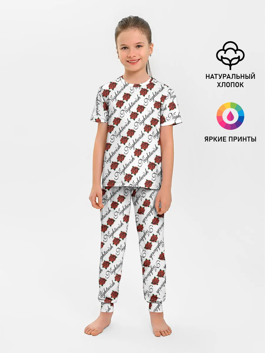 Детская пижама с брюками / Nightwish Roses / Найтвиш