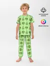 Детская пижама с брюками / Green