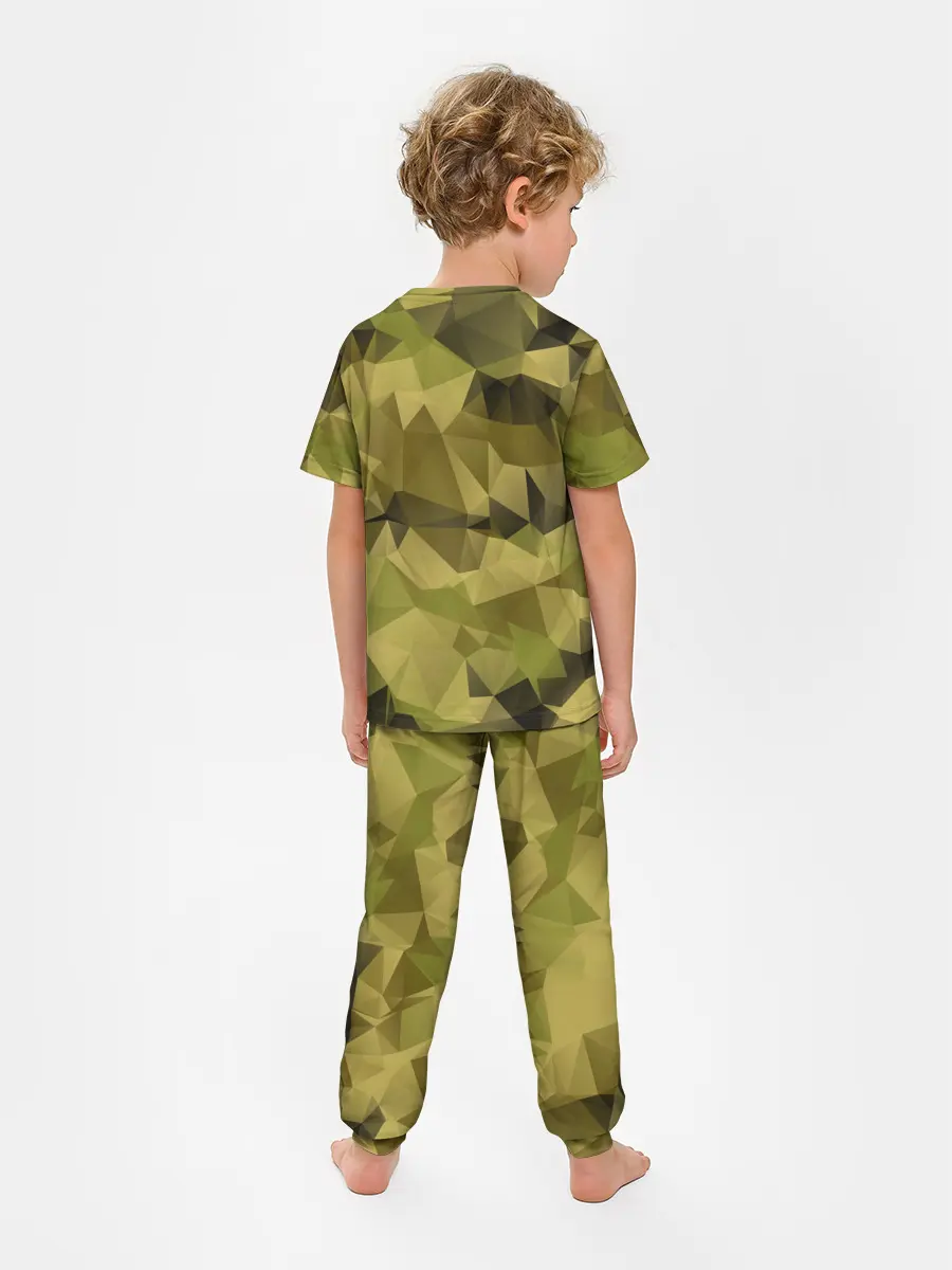 Детская пижама с брюками / СОВРЕМЕННЫЙ КАМУФЛЯЖ