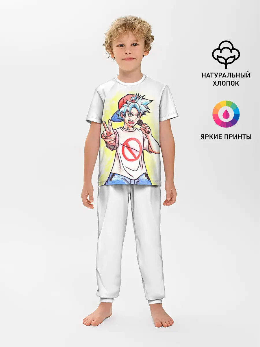 Детская пижама с брюками / Friday Night Funkin Boyfriend