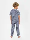 Детская пижама с брюками / Голубые розы