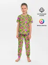 Детская пижама с брюками / Flamingo | Tropical