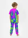 Детская пижама с брюками / КИСЛОТНЫЙ НЕОН