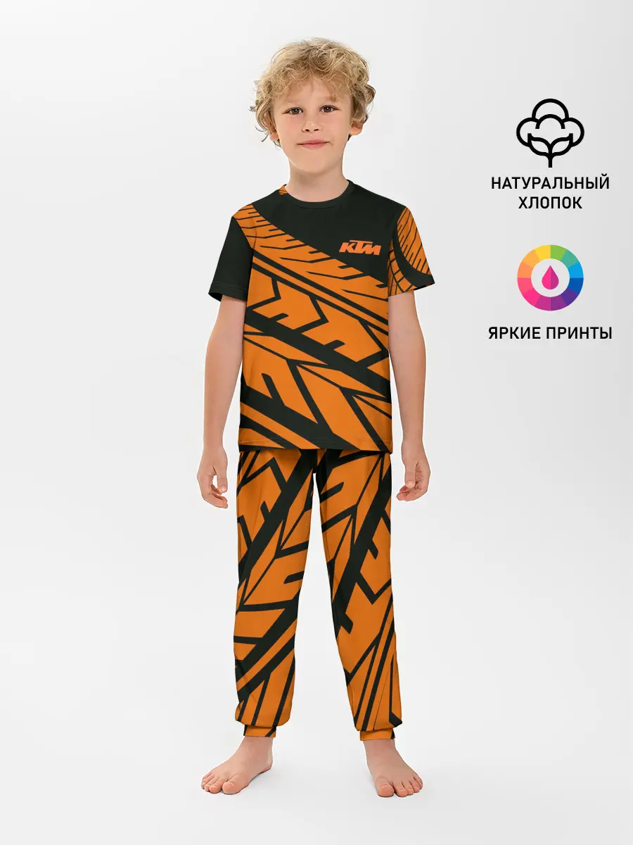 Детская пижама с брюками / ORANGE KTM | КТМ