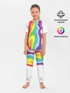 Детская пижама с брюками / Радуга