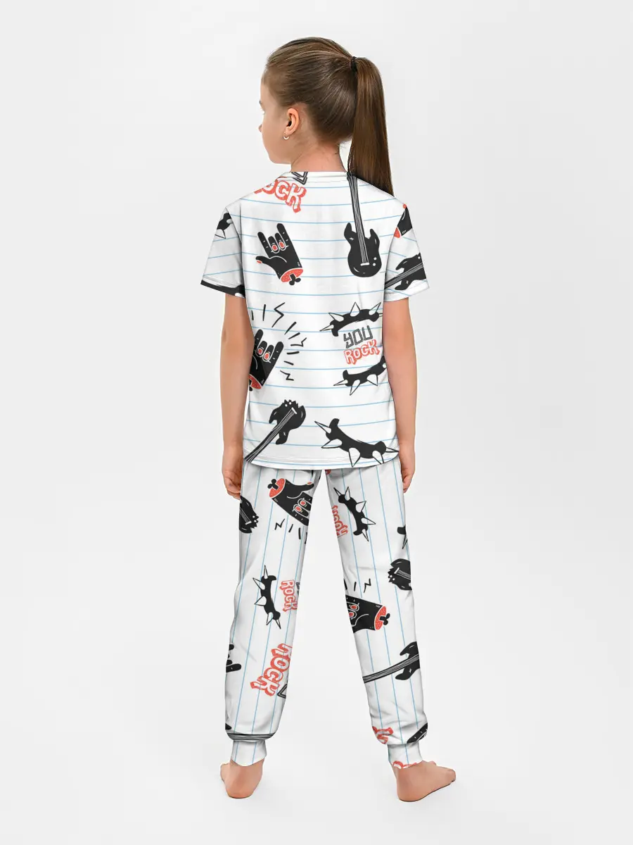 Детская пижама с брюками / Ты рокер