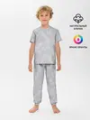 Детская пижама с брюками / Светло-серая