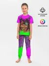 Детская пижама с брюками / 3D Neon Monkey