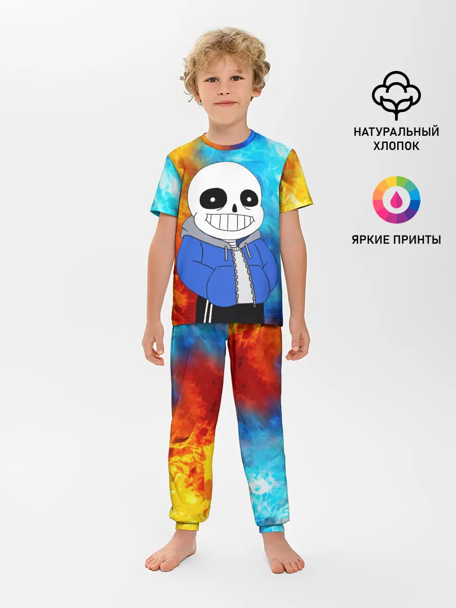 Детская пижама с брюками / Sans | Огни