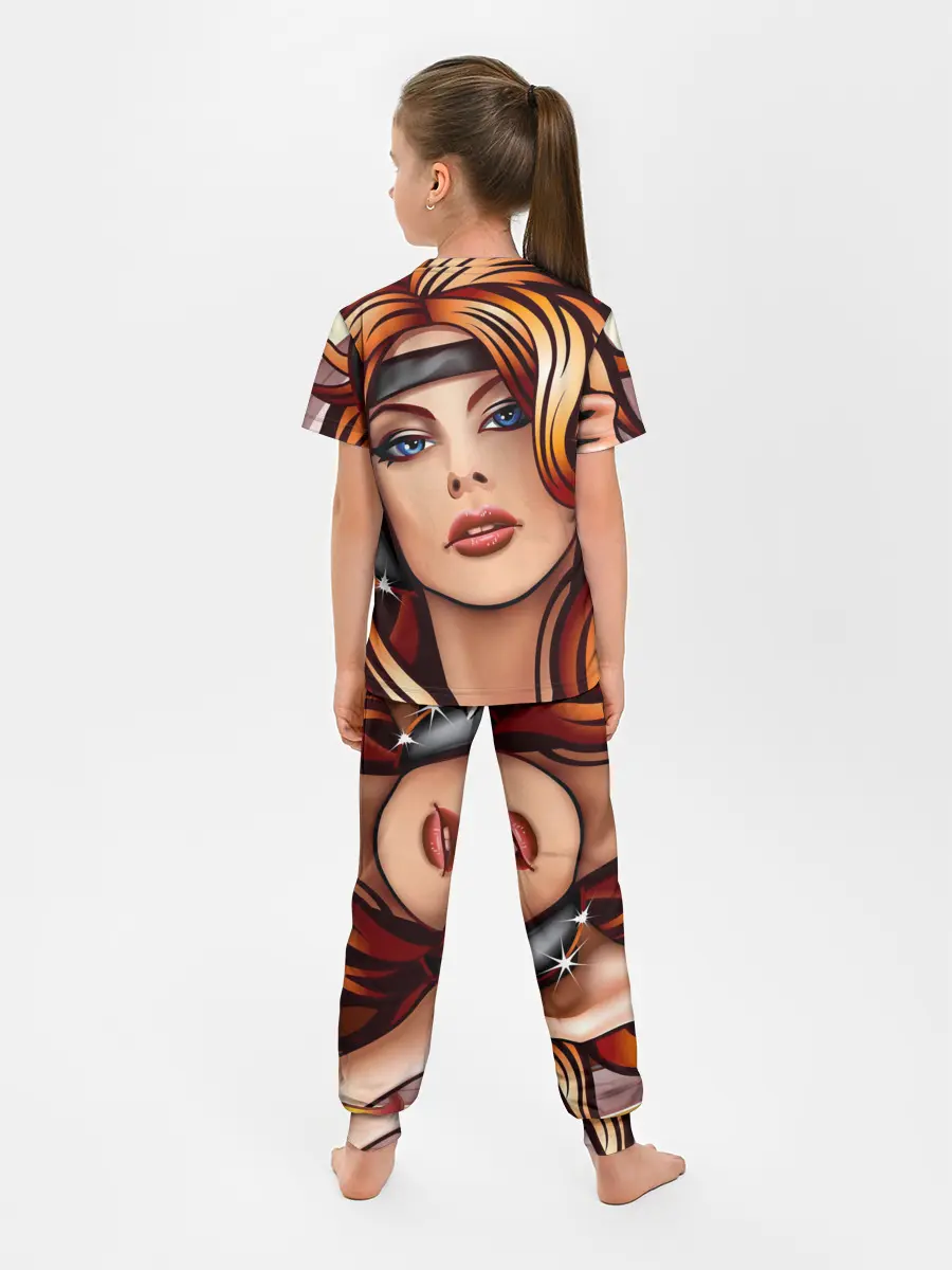 Детская пижама с брюками / ДЕВУШКА