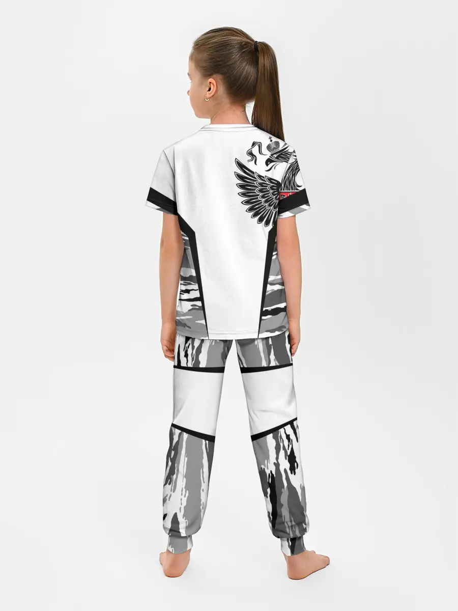 Детская пижама с брюками / Камуфляж Россия