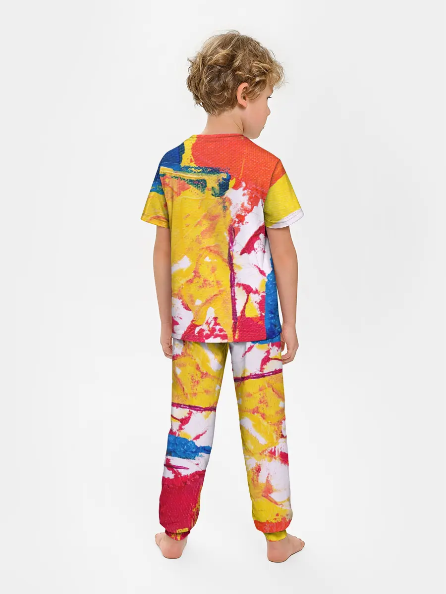 Детская пижама с брюками / Красочное счастье