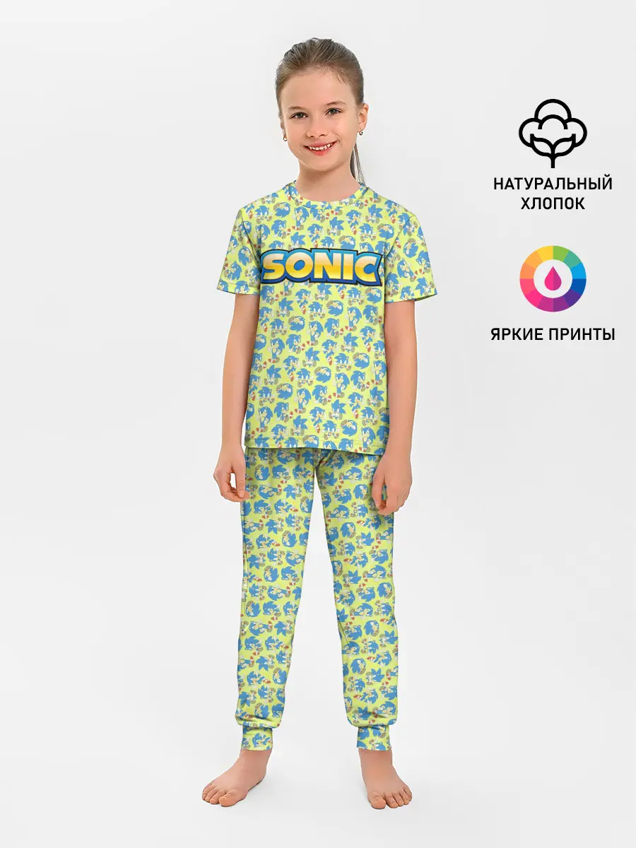 Детская пижама с брюками / SONIC