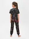 Детская пижама с брюками / ИТАЧИ УЧИХА ИЕРОГЛИФЫ гранж