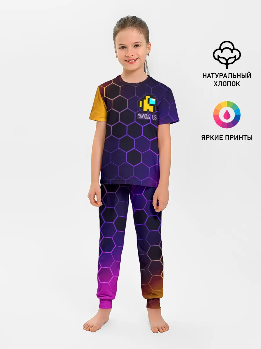 Детская пижама с брюками / AMONG US / АМОНГ АС