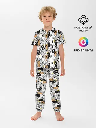 Детская пижама с брюками / ЛАПКИ