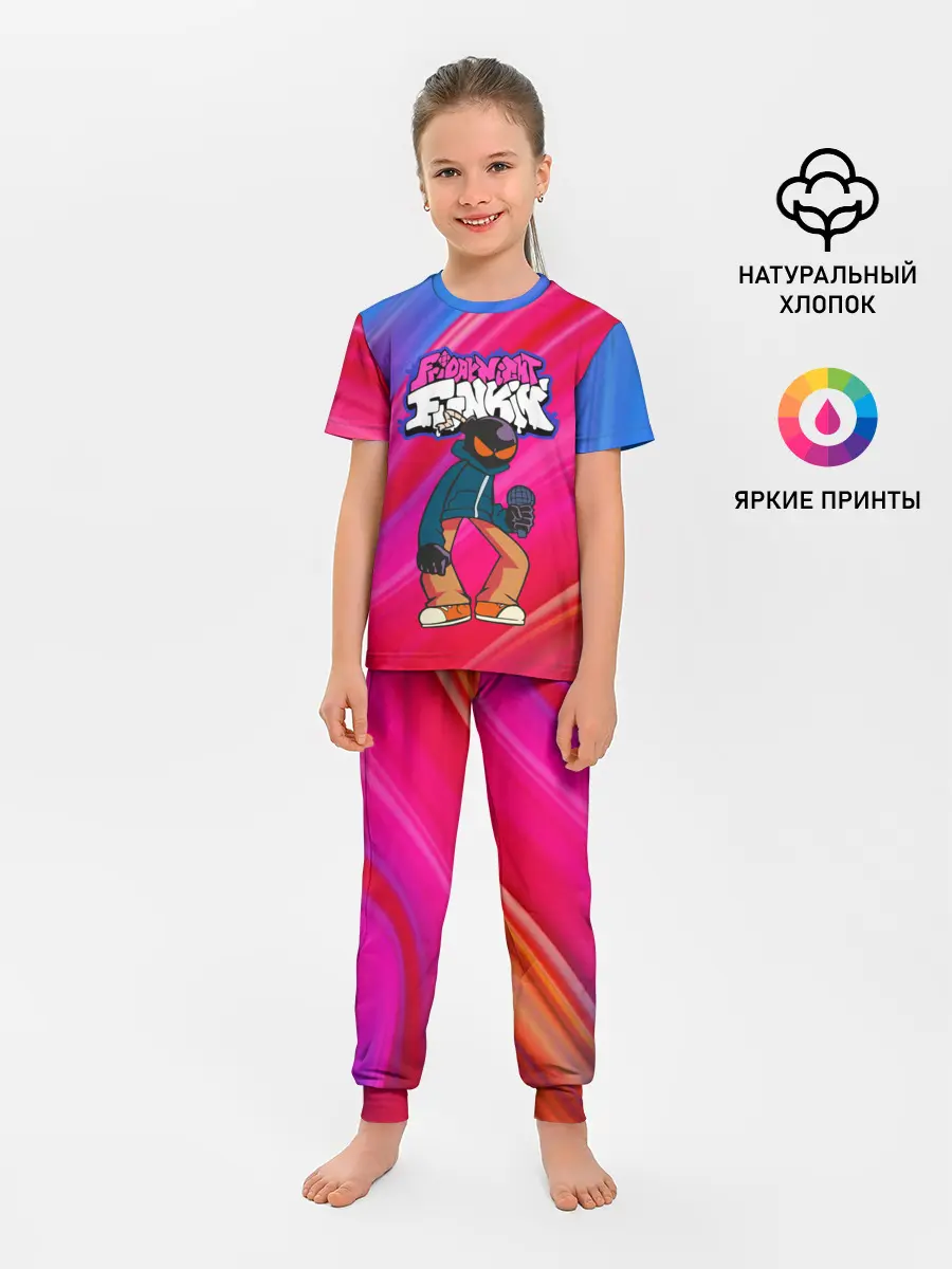 Детская пижама с брюками / Friday Night Funkin | Fnf | Bomb