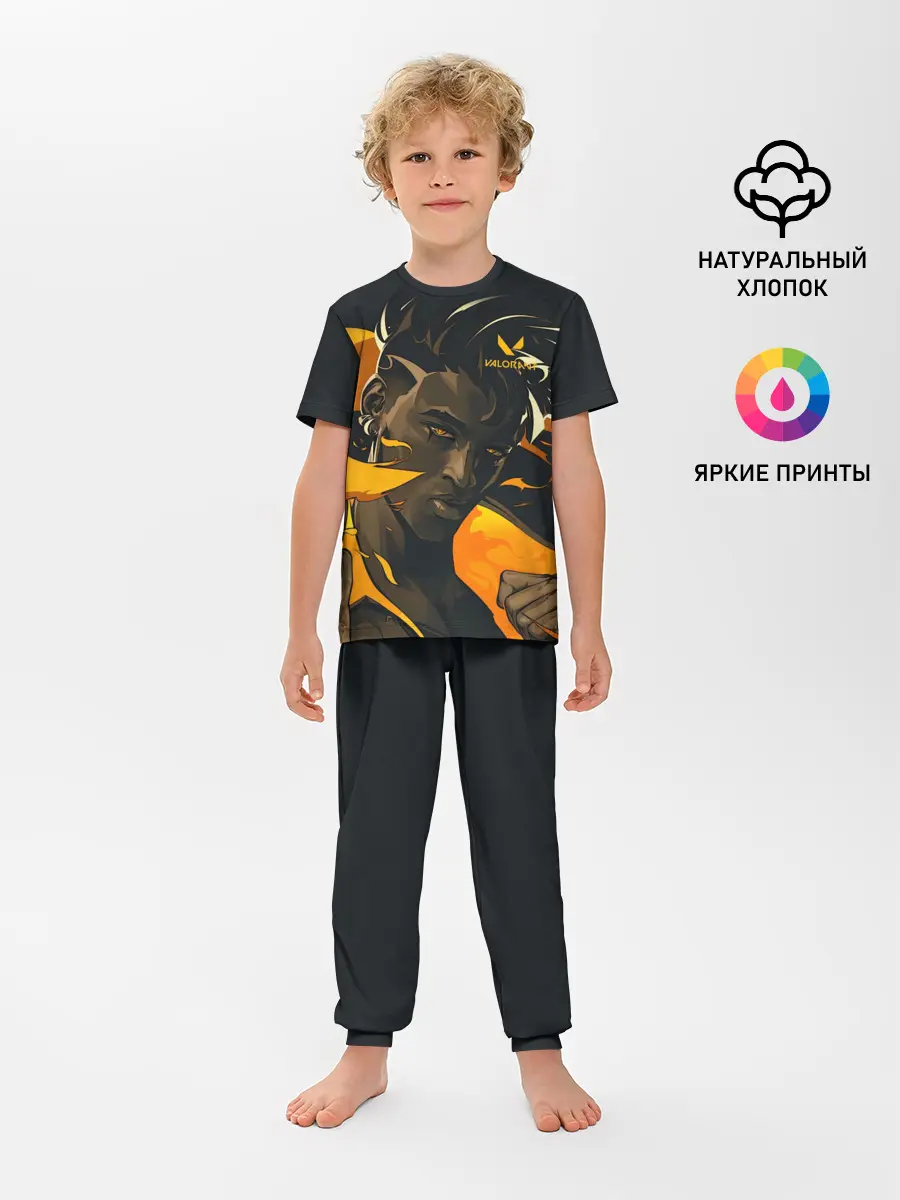 Детская пижама с брюками / VALORANT PHOENIX