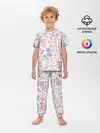 Детская пижама с брюками / Яркие весенние цветы