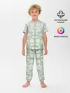 Детская пижама с брюками / цветочный узор