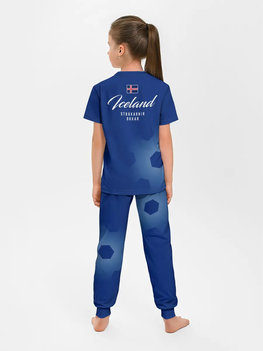 Детская пижама с брюками / Сборная Исландии