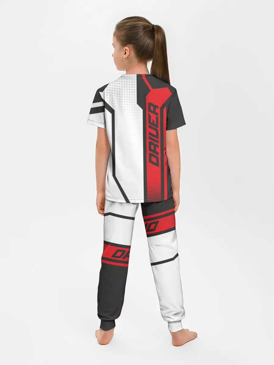 Детская пижама с брюками / Toyota Driver team