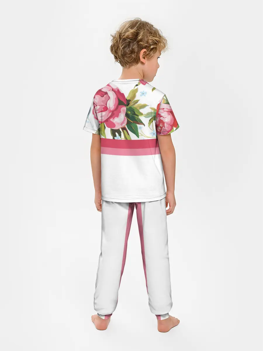 Детская пижама с брюками / Нежные Розы