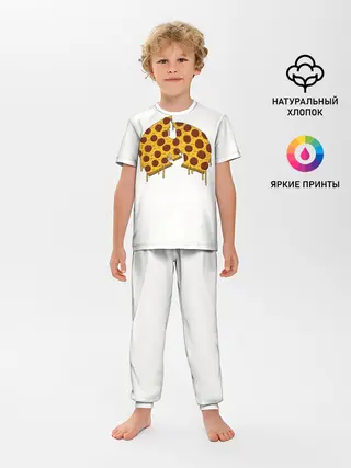 Детская пижама с брюками / Pizza Clan