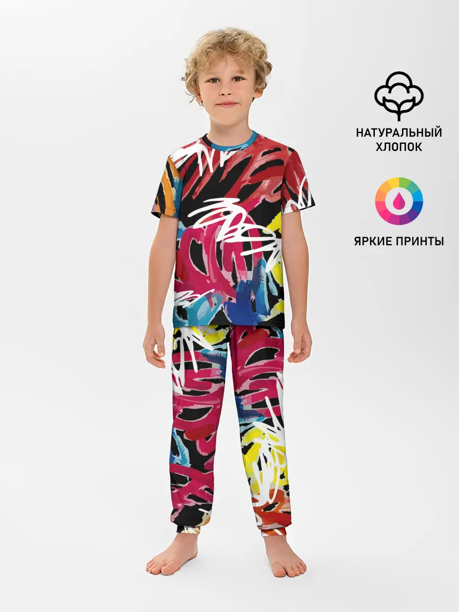 Детская пижама с брюками / Old school