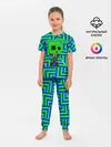 Детская пижама с брюками / Minecraft | Creeper