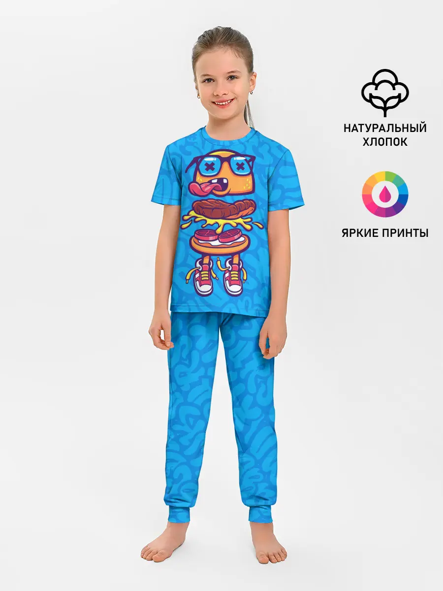 Детская пижама с брюками / Бутерброд монстрик