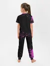Детская пижама с брюками / Кира джоджо фиолетовые брызги