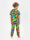 Детская пижама с брюками / Красочные узоры/абстракционизм