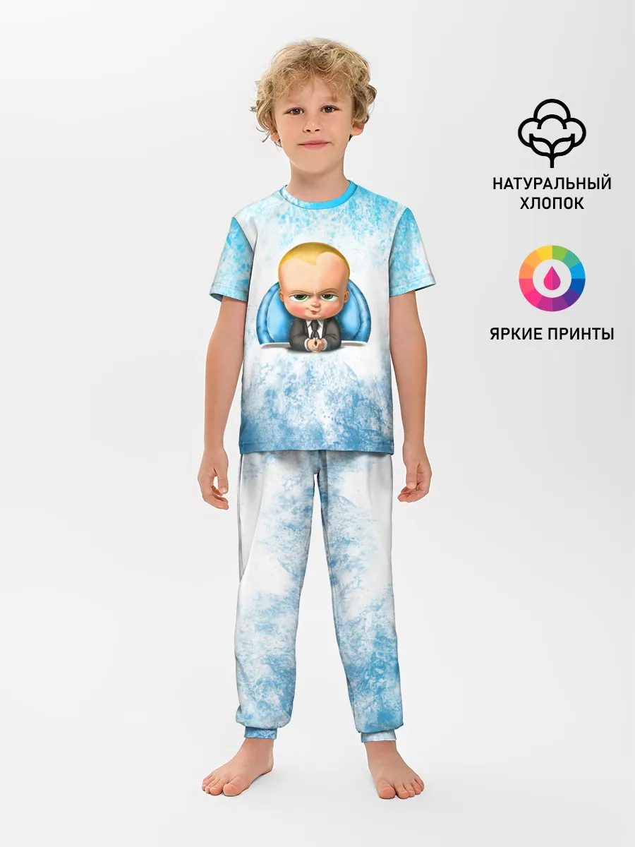 Детская пижама с брюками / Босс Молокосос