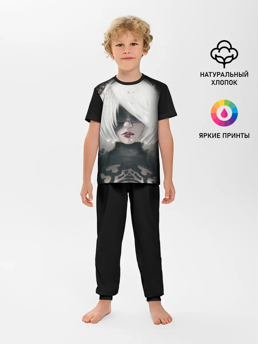 Детская пижама с брюками / YoRHa | Nier