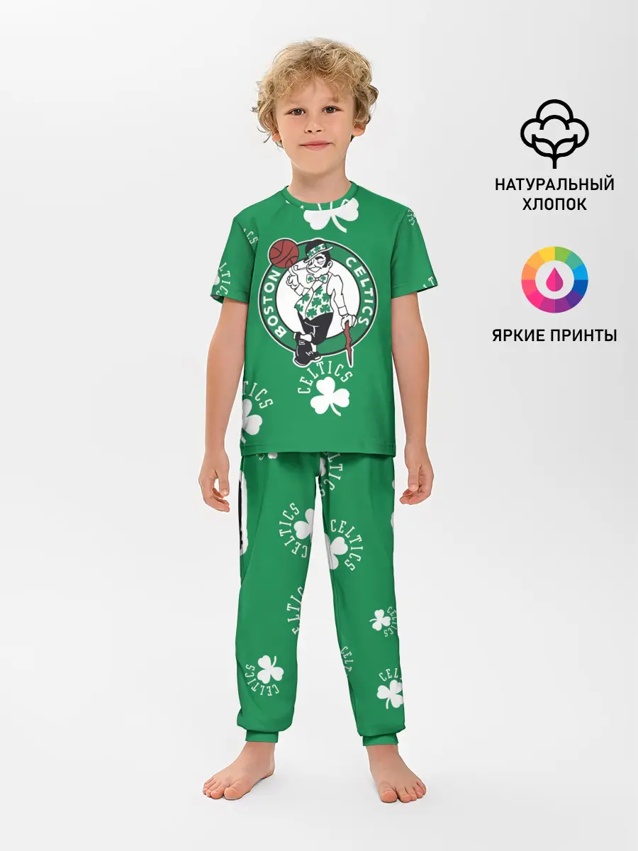 Детская пижама с брюками / Boston celtics, nba