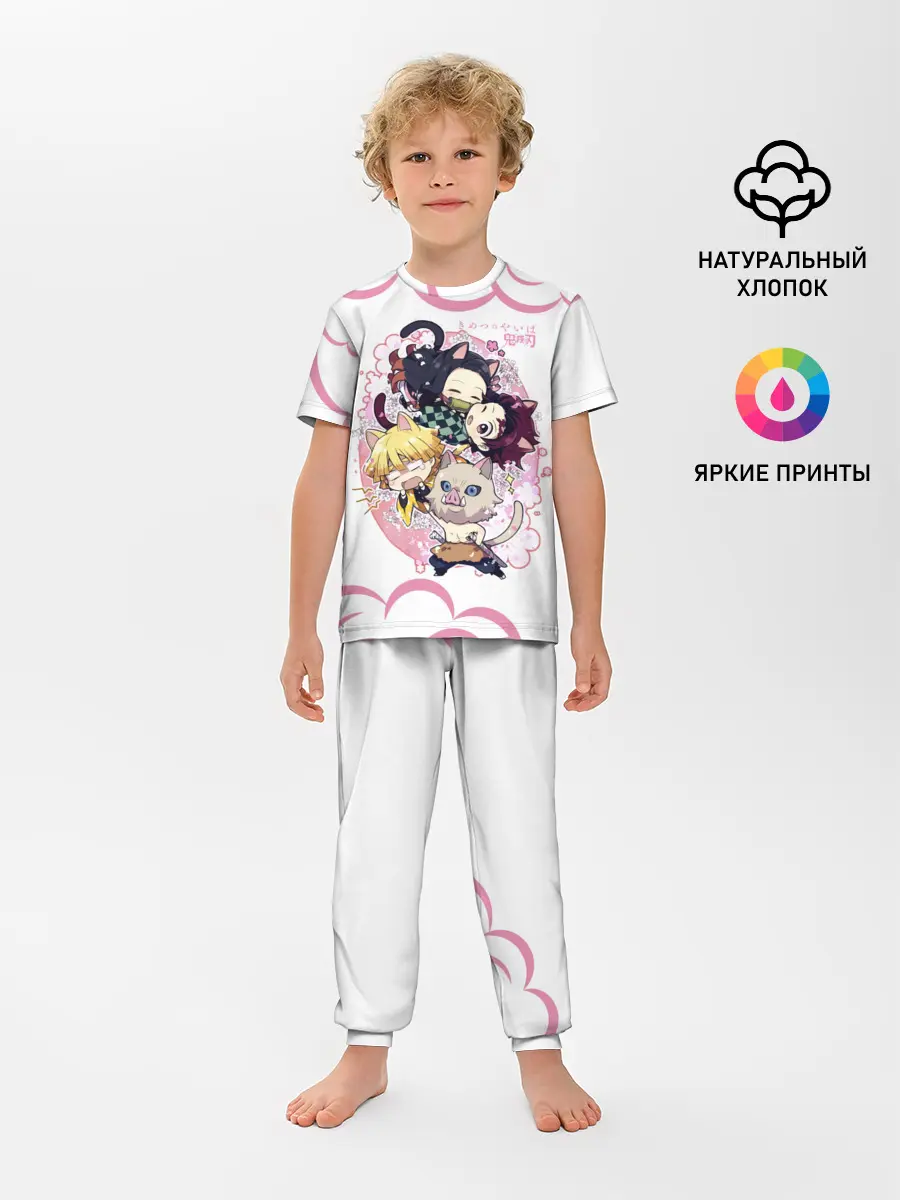 Детская пижама с брюками / Клинок, рассекающий демонов ПЕРСОНАЖИ