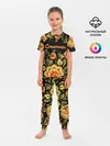 Детская пижама с брюками / Степан, роспись под хохлому