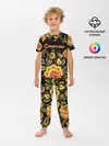 Детская пижама с брюками / Степан, роспись под хохлому