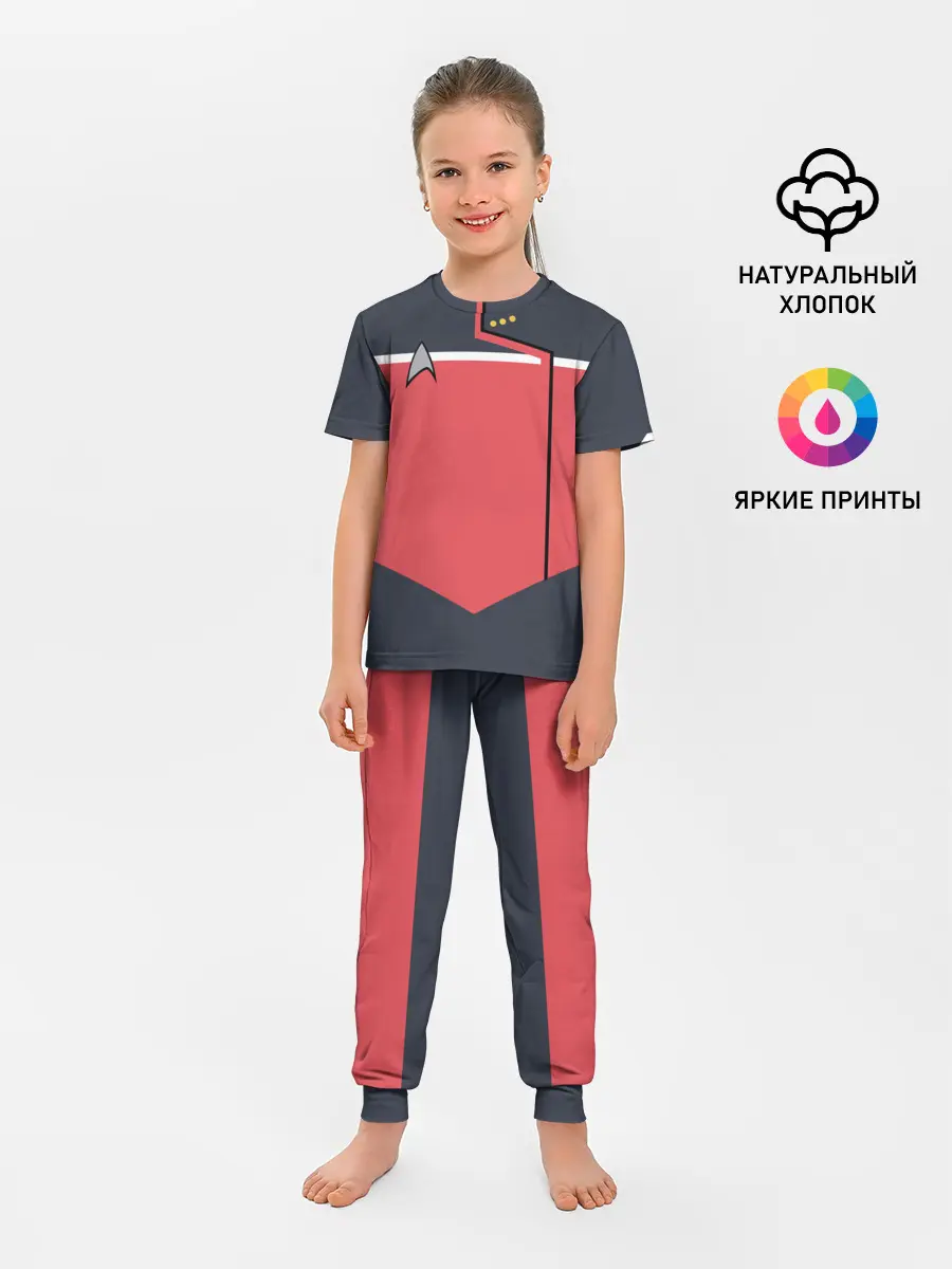 Детская пижама с брюками / Звездный костюм № 1