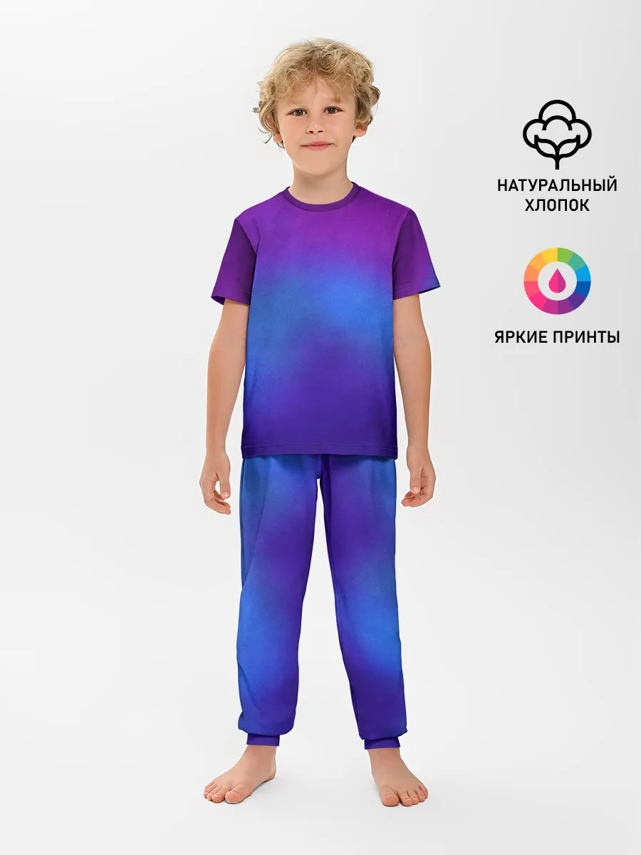 Детская пижама с брюками / Leather gradient