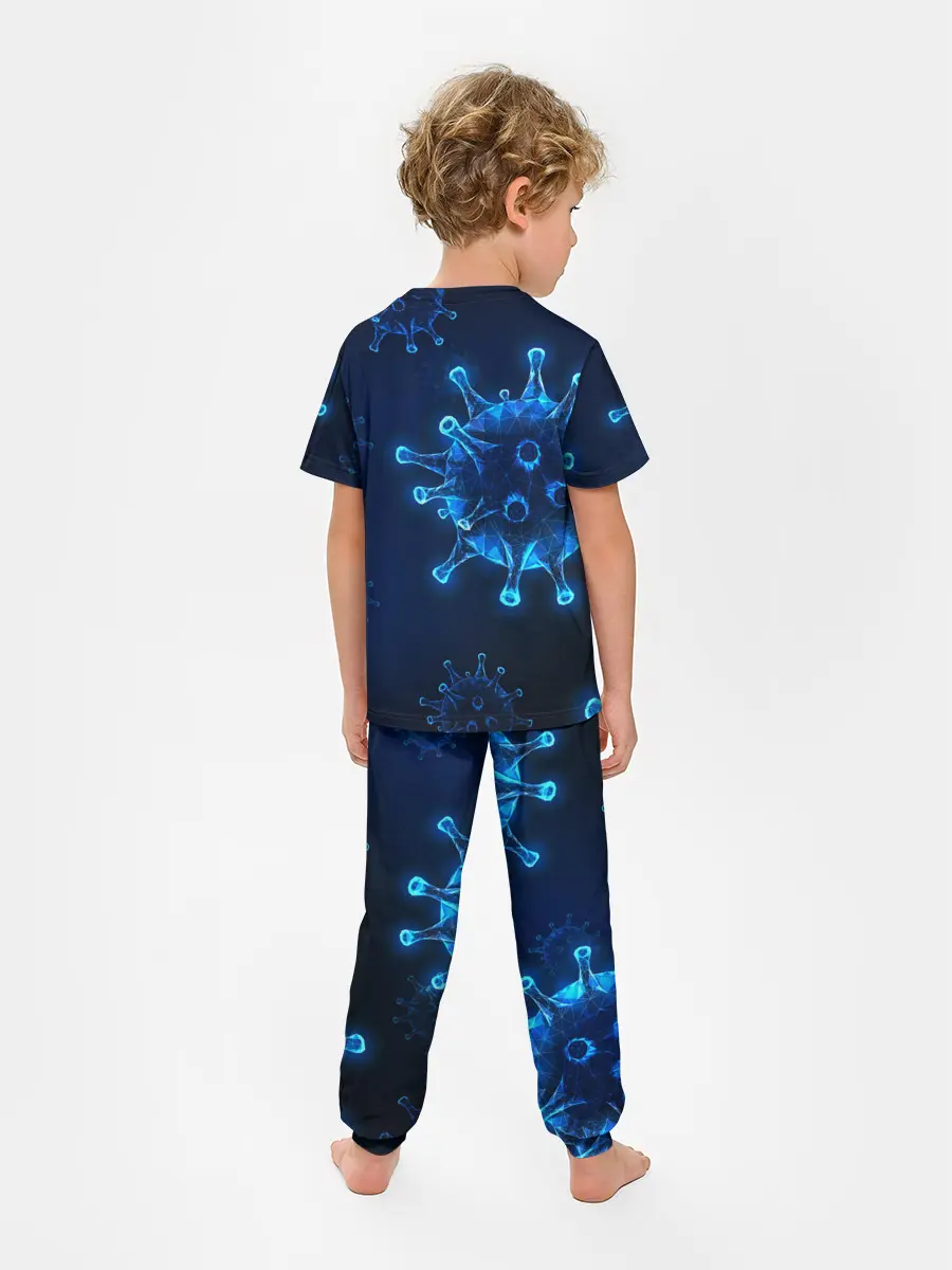 Детская пижама с брюками / Коронавирус