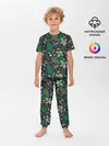 Детская пижама с брюками / Forest leaves