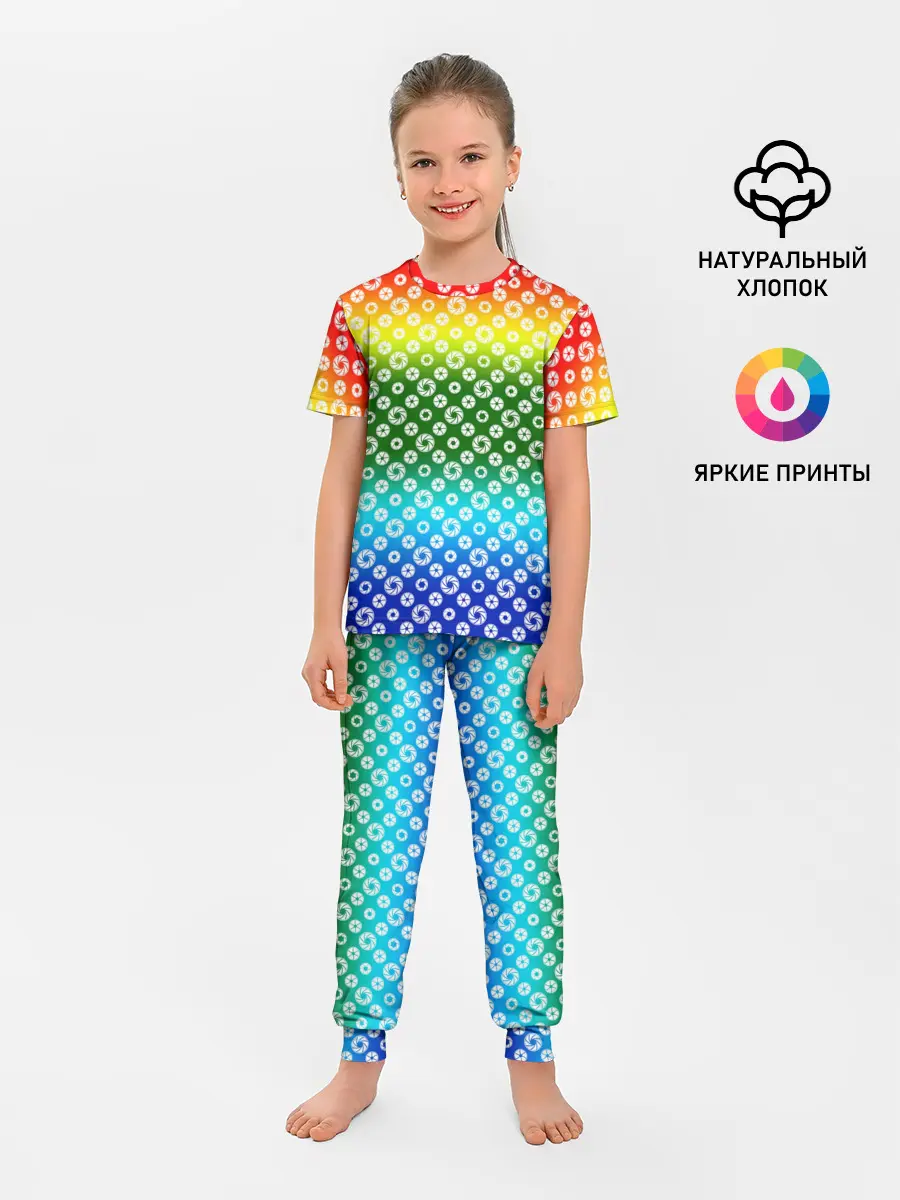 Детская пижама с брюками / Для фотографов. RGB. Диафрагма.