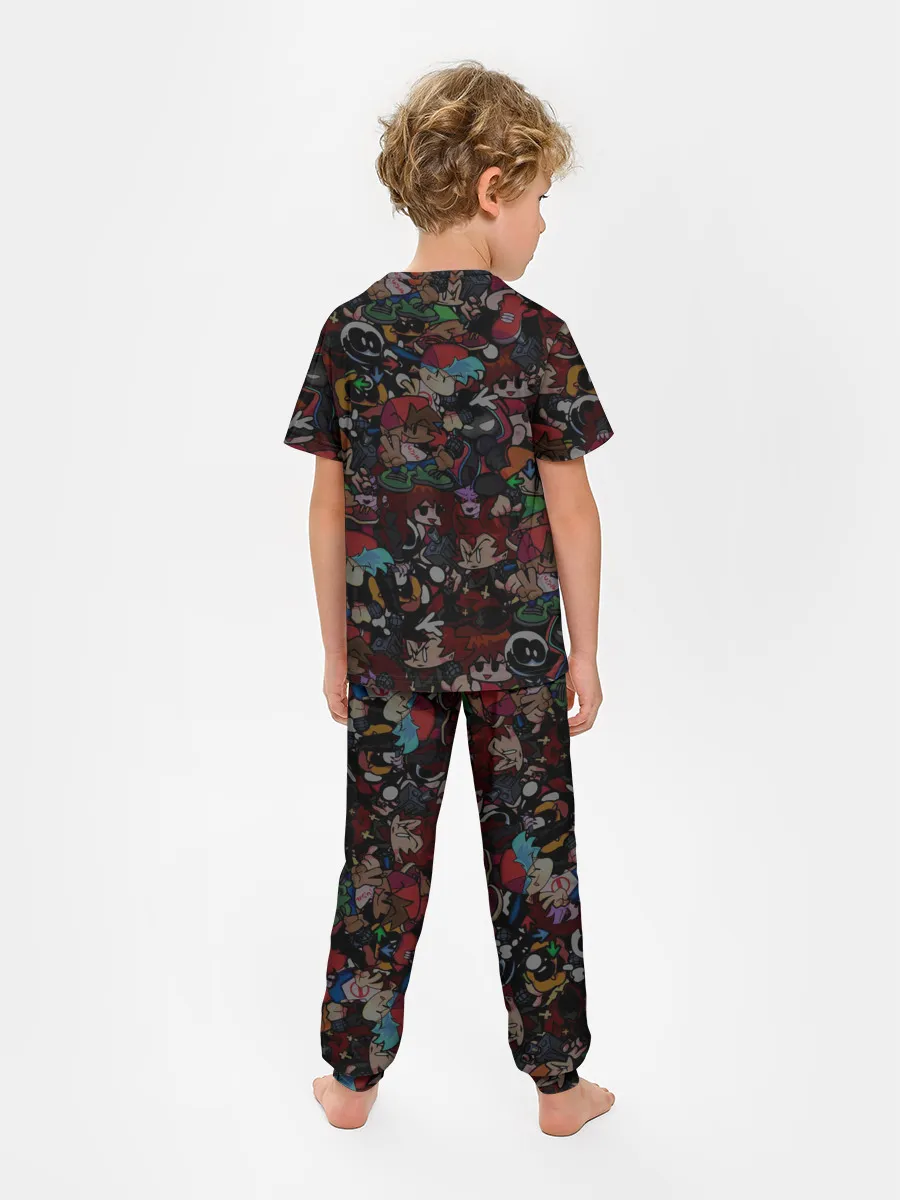 Детская пижама с брюками / Friday Night Funkin Пико