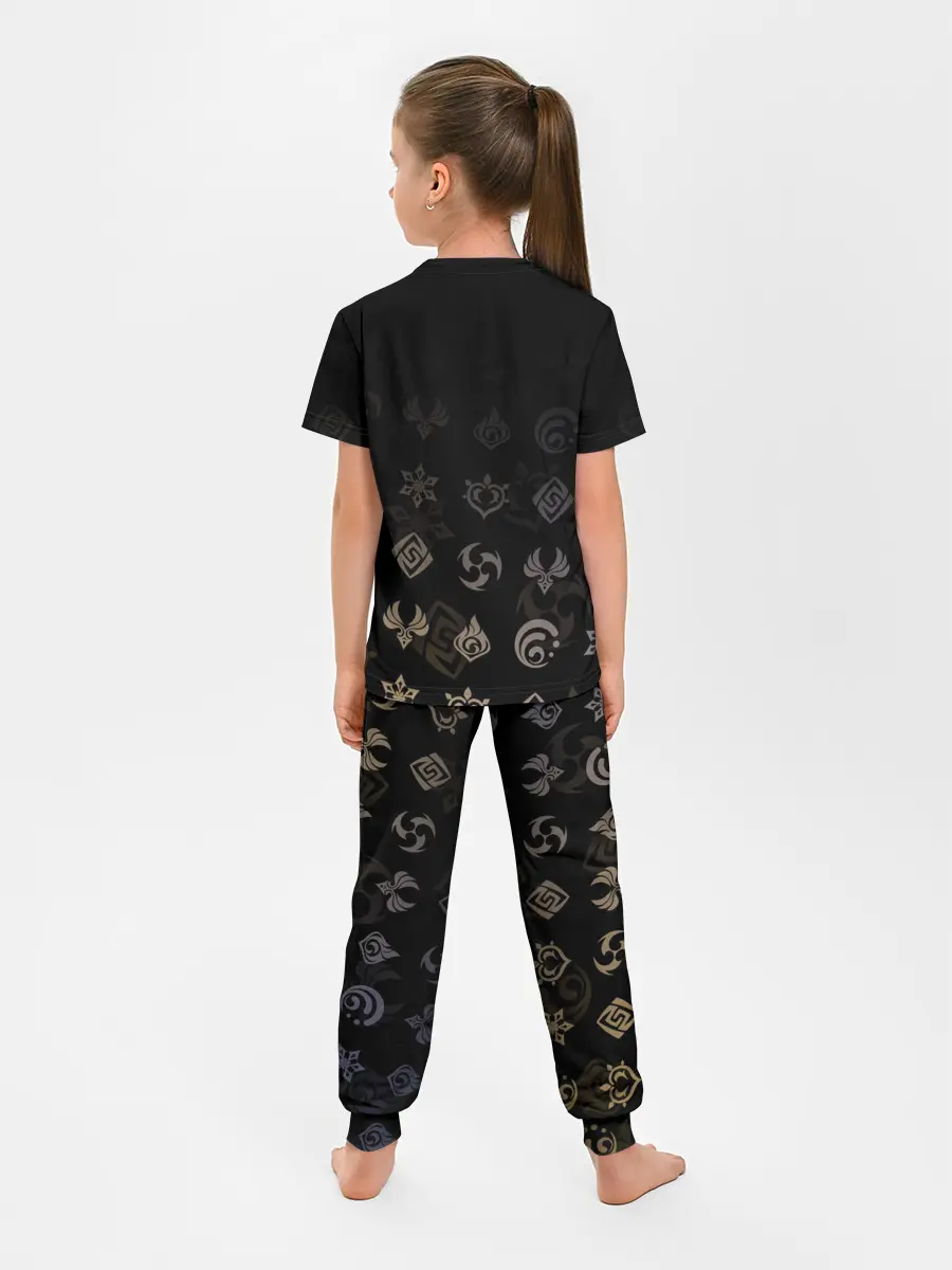 Детская пижама с брюками / Альбедо / Genshin Impact